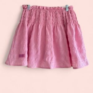 Simply Southern Ruffle Southern Girl Skort Pink Medium Preppy